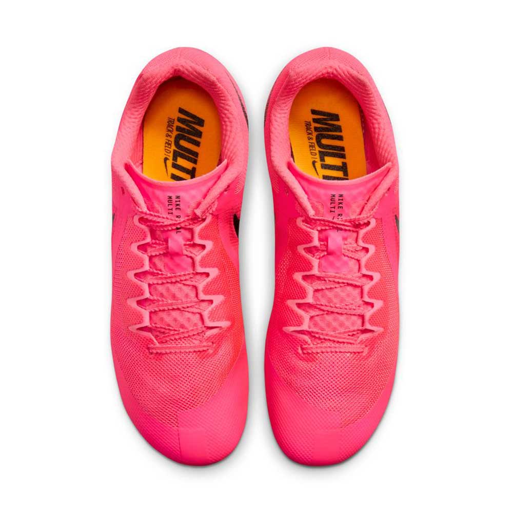All Gender Nike Zoom Rival Multi Spike - Hyper Pink/Black/Laser Orange - Regular (D)