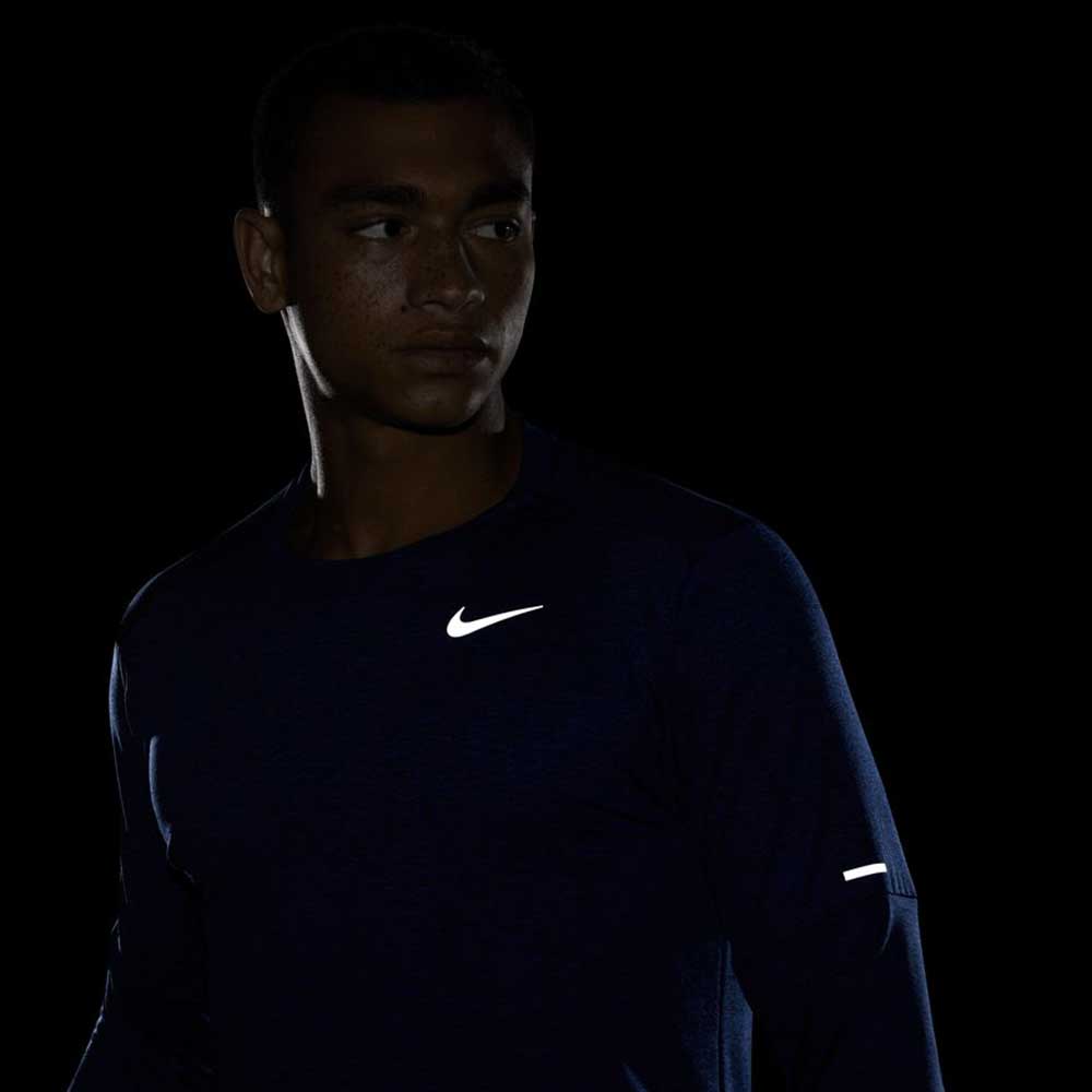 Men's Nike Dri-FIT Element Crew - Obsidian/Game Royal