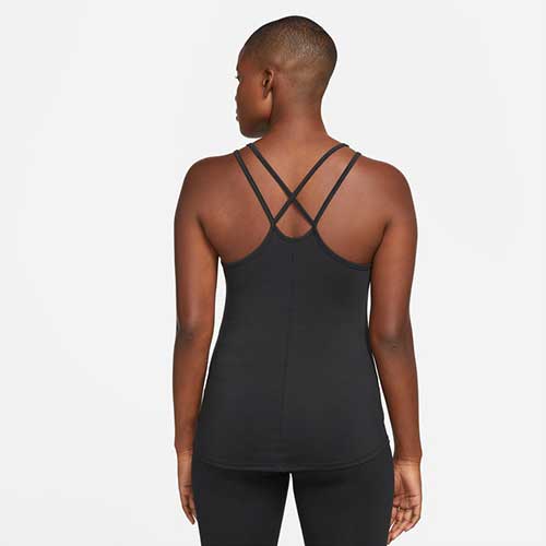 Women's Nike Dri-Fit One Luxe Slim Fit Strappy Tank - Black