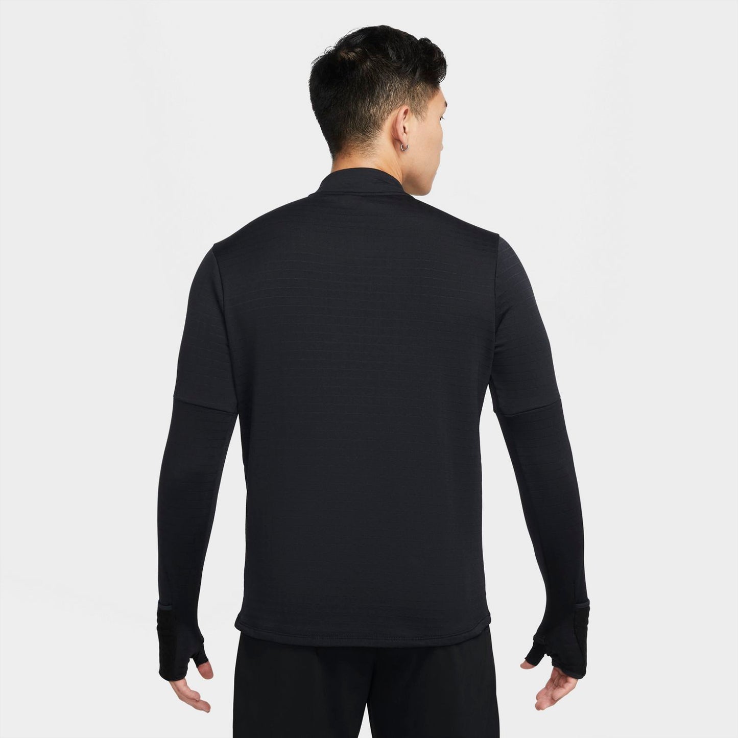 Men's Nike Therma-FIT Repel Element 1/2-Zip Running Top - Black/Reflective Silver