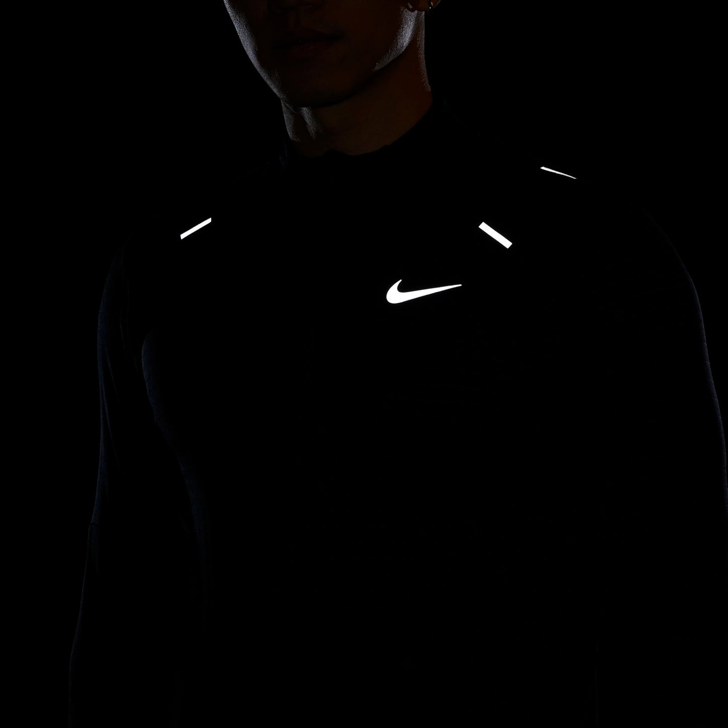 Men's Nike Therma-FIT Repel Element 1/2-Zip Running Top - Black/Reflective Silver