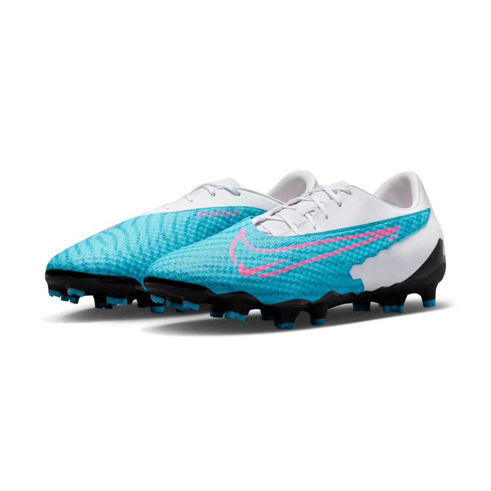 Unisex Phantom GX Academy Soccer Shoe MG - Baltic Blue/Pink Blast/White - Regular (D)
