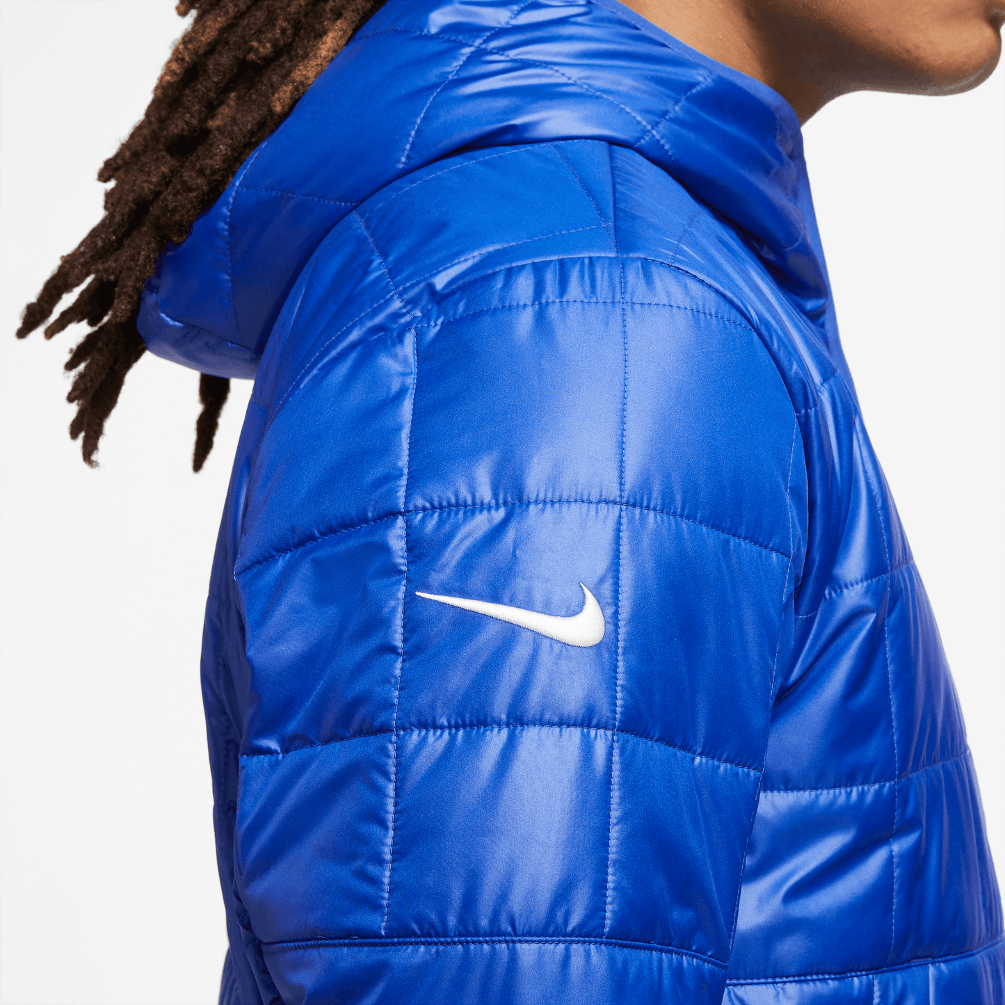 Men's USA NSW Syn Fill Jacket - Bright Blue/Speed Red/White