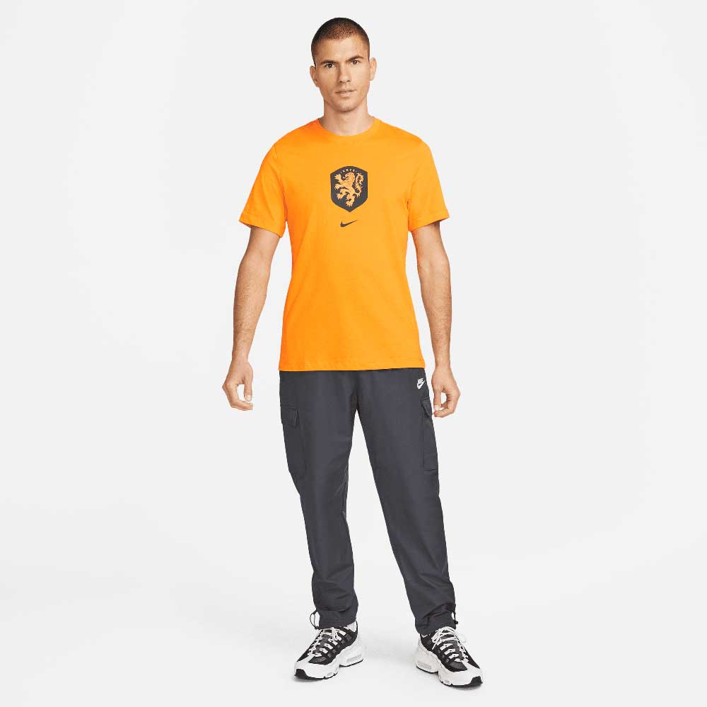 Men's KNVB Crest World Cup 22 Tee - Orange Peel