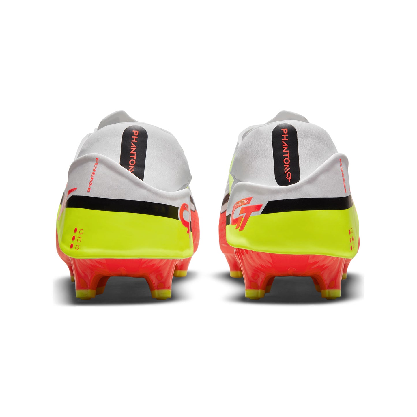 Unisex Phantom GT2 Academy Flyease FG/MG Soccer Shoe - White/Bright Crimson/Volt