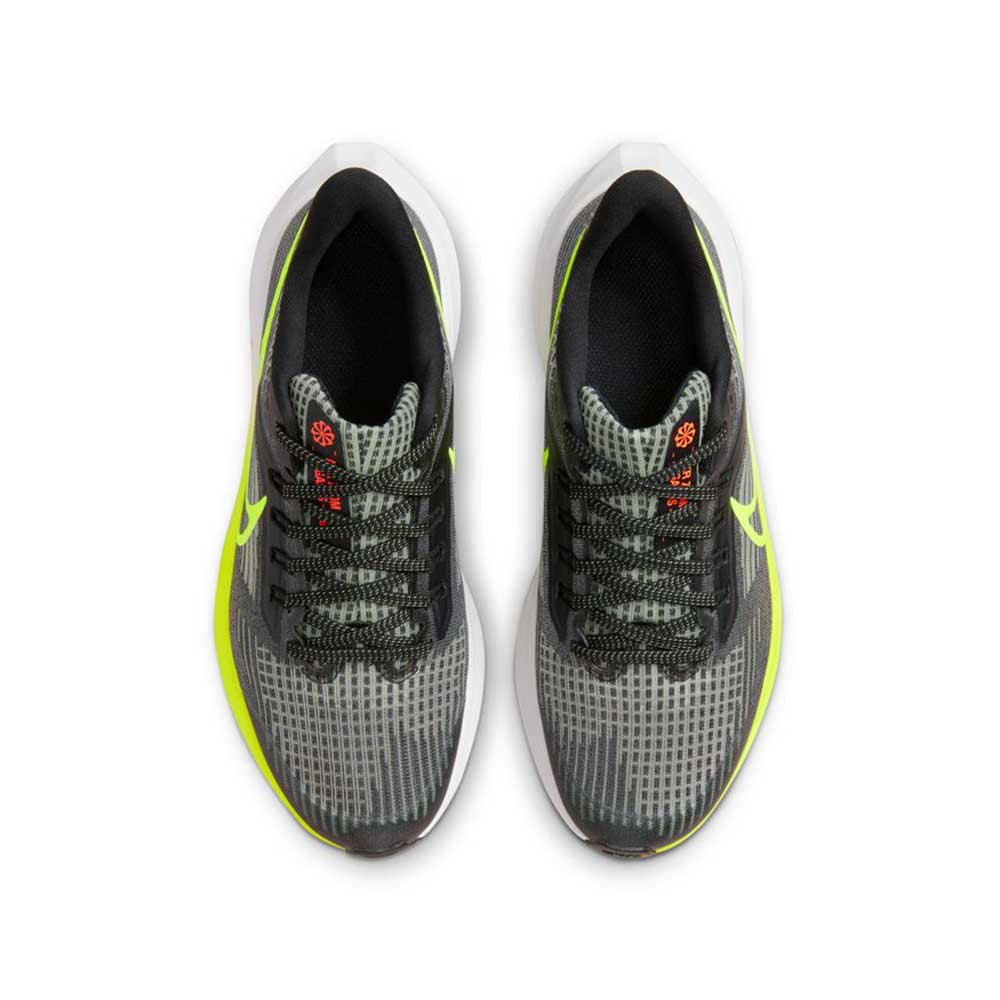 Youth Pegasus 39 Running Shoe- Black/Volt/Barely Volt