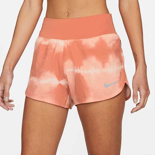 Women's Nike Dri-FIT Eclipse Short- Madder Root/Black