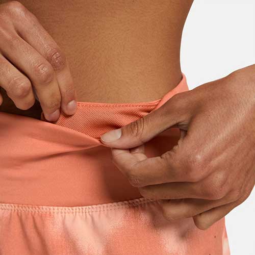Women's Nike Dri-FIT Eclipse Short- Madder Root/Black