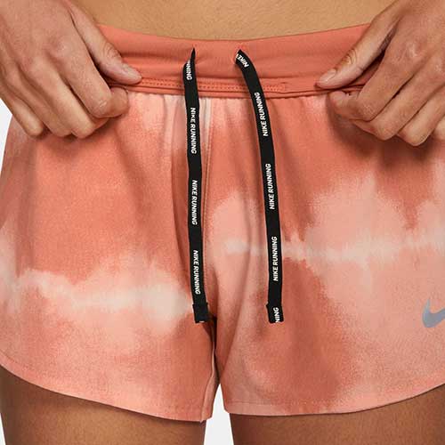 Women's Nike Dri-FIT Eclipse Short- Madder Root/Black