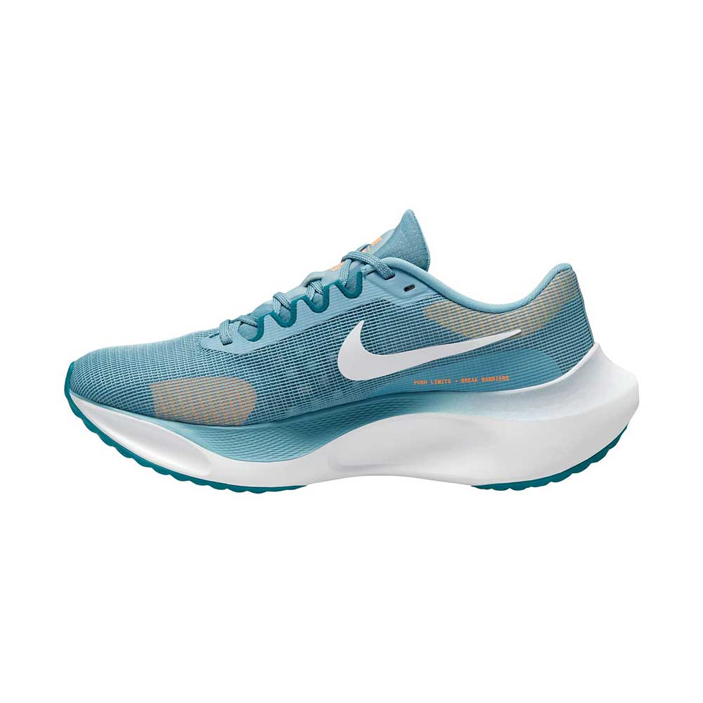 Men's Zoom Fly 5 Running Shoe - Cerulean/White/Bright Spruce - Regular (D)