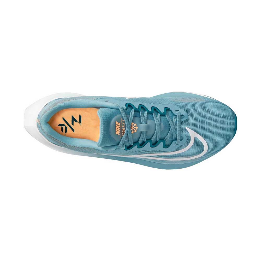 Men's Zoom Fly 5 Running Shoe - Cerulean/White/Bright Spruce - Regular (D)