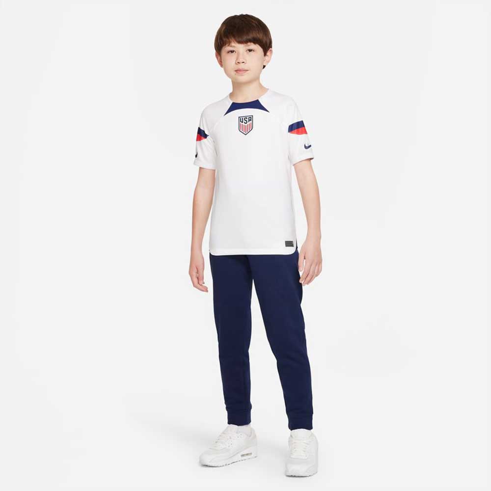 Big Kids' Nike USA Dri-FIT Stadium Home Jersey - White/Loyal Blue