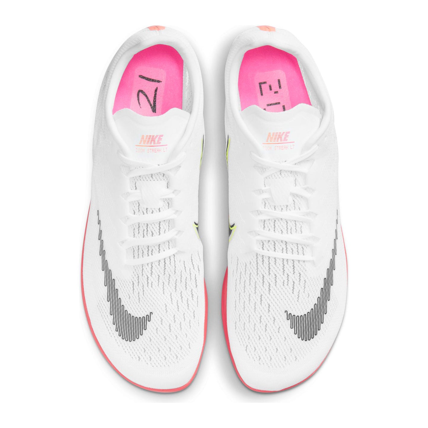 Unisex Nike Spike Flat - White/Black/Black - Regular (D)