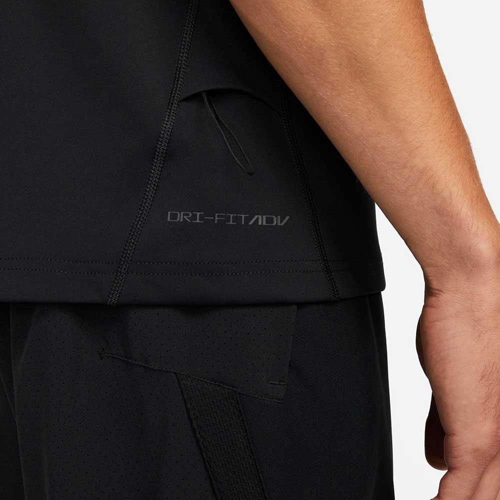 Men's Nike Dri-FIT ADV Top Short Sleeve Shirt - Black