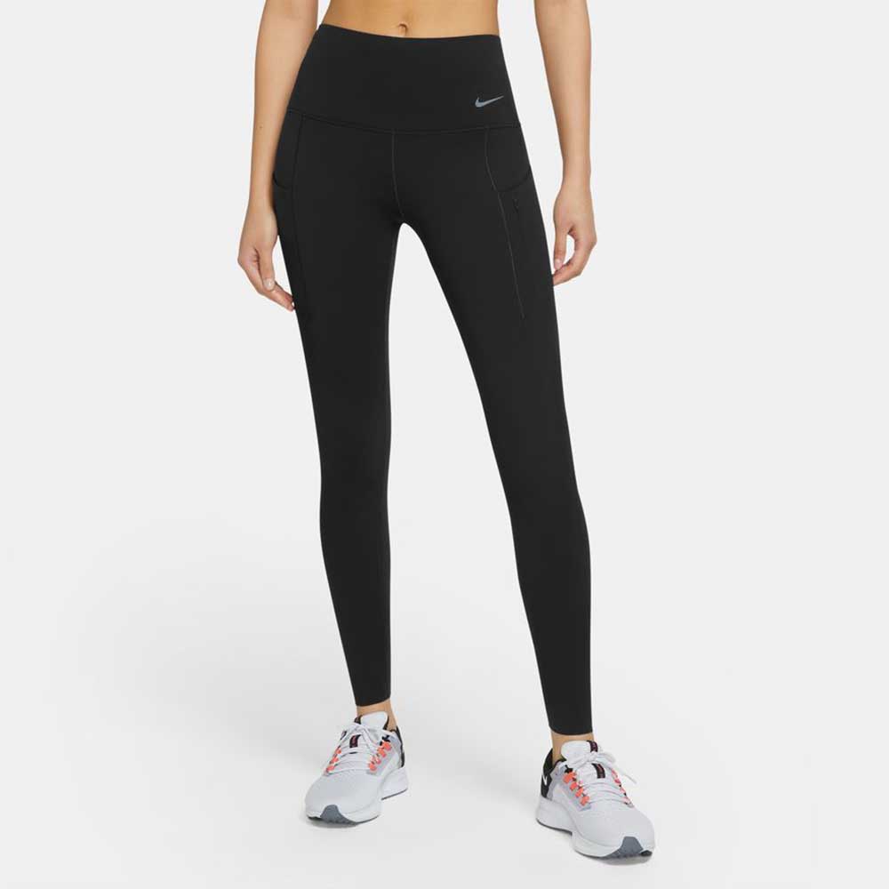 Womwn'a Nike Dri-FIT Go High Rise Tight - Black/Black – Gazelle Sports