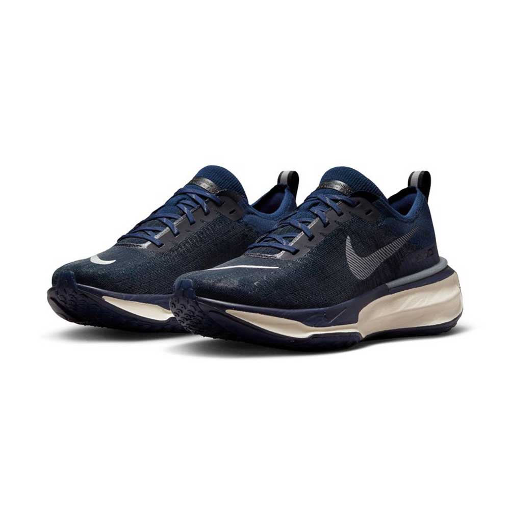 Men's ZoomX Invincible Run Flyknit 3 Running Shoe - College Navy/Green Abyss/Blue Lightning