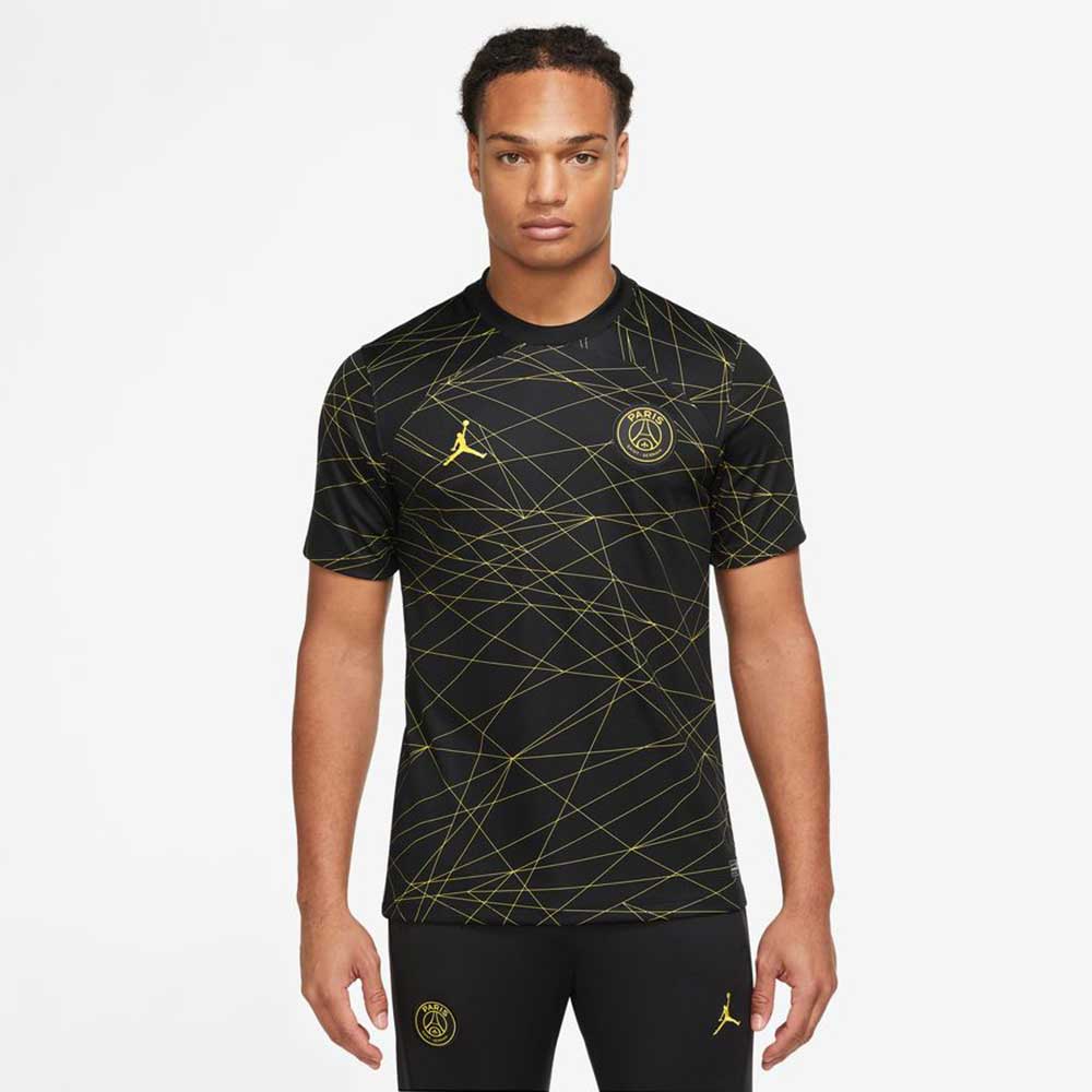 Men's Paris Saint-Germain 2023/24 Stadium Fourth Jersey - Black/Tour Yellow