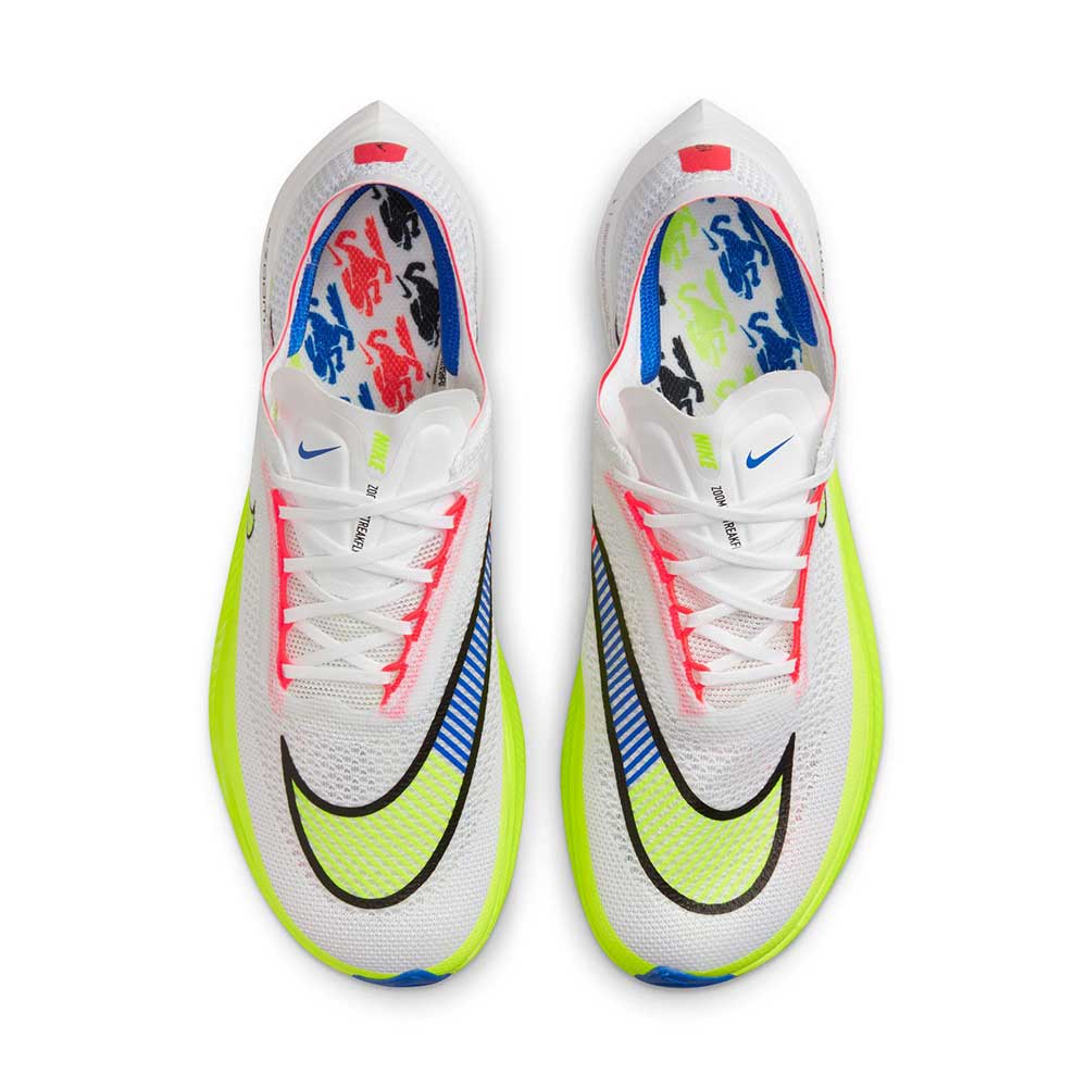 Men's Nike ZoomX Streakfly Premium Running Shoe - White/Black/Volt - Regular (D)
