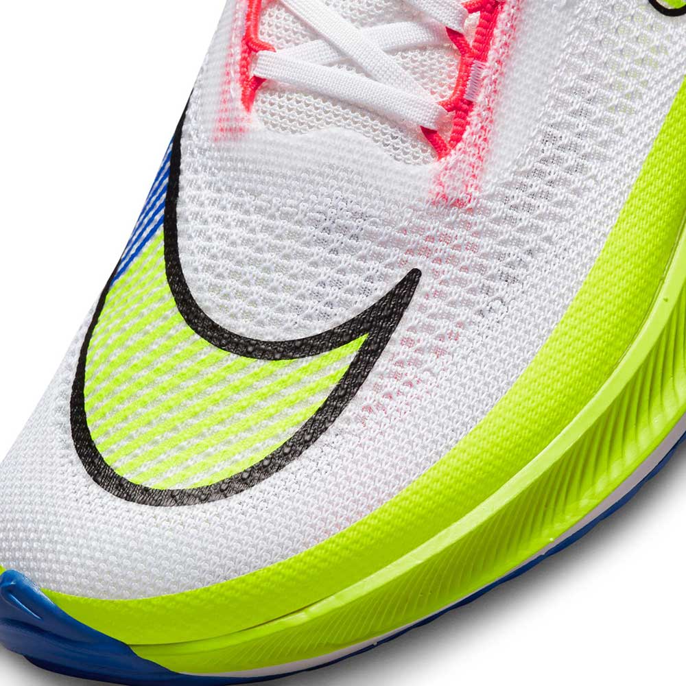 Men's Nike ZoomX Streakfly Premium Running Shoe - White/Black/Volt - Regular (D)