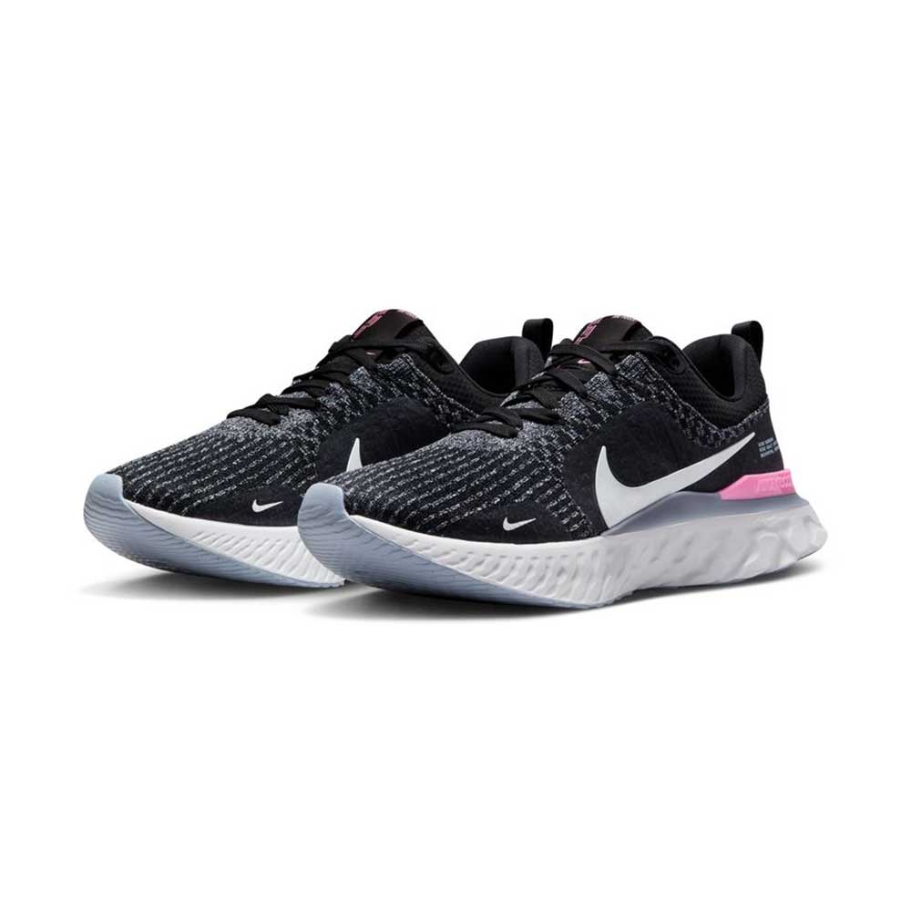 Men's React Infinity 3 Running Shoe - Black/Football Grey/Ashen Slate- Regular (D)