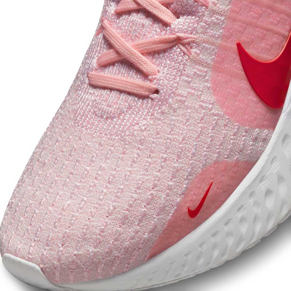 Women's React Infinity React 3 Running Shoe-Medium Soft Pink/White/Summit White/Light Crimson- Regular (B)