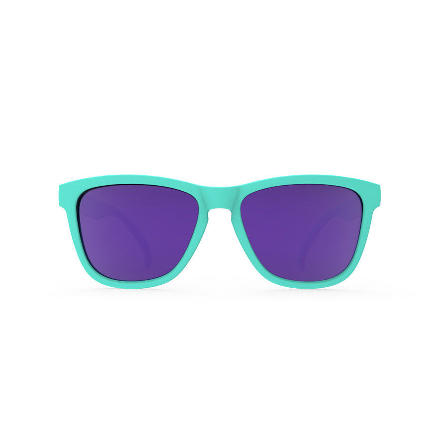 Teal and Purple Sunglasses, Electric Dinotopia Carnival