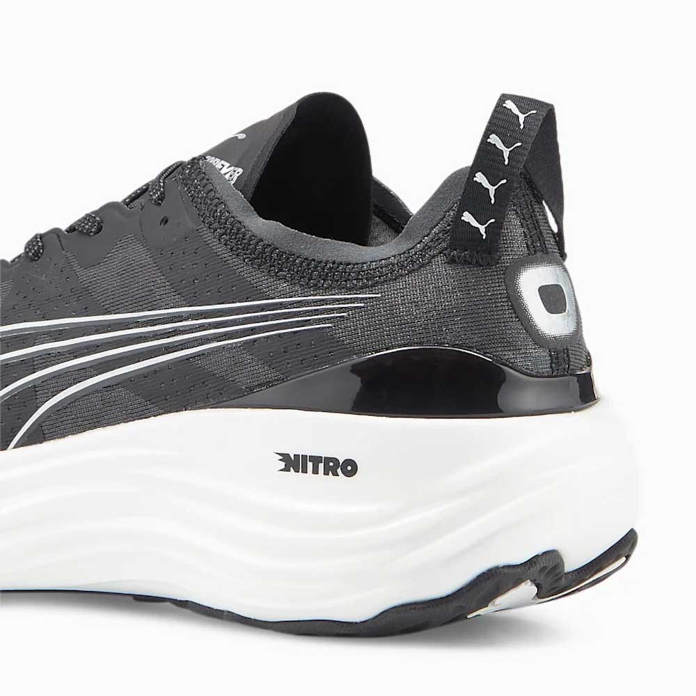 Men's ForeverRun Nitro Running Shoe - Puma Black- Regular (D)