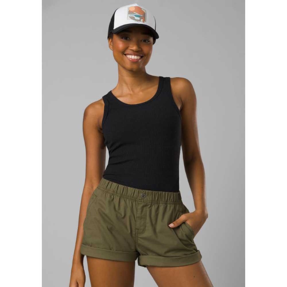 Women's Foundation Rib Tank Top - Black Heather