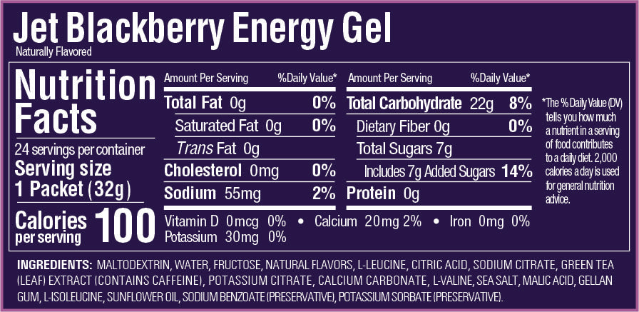 Energy Gel - Jet Blackberry