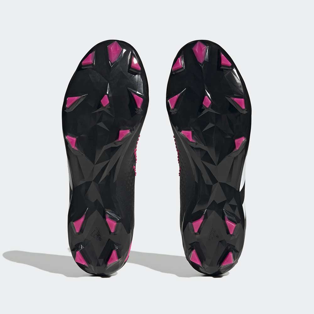 All Gender Predator Accuracy 2 FG Soccer Shoe - Core Black/Ftwr White/Team Shock Pink 2 - Regular (D)