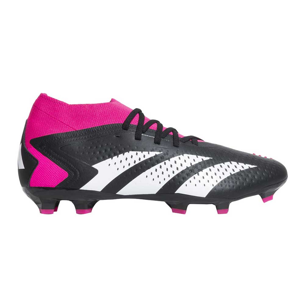 All Gender Predator Accuracy 2 FG Soccer Shoe - Core Black/Ftwr White/Team Shock Pink 2 - Regular (D)