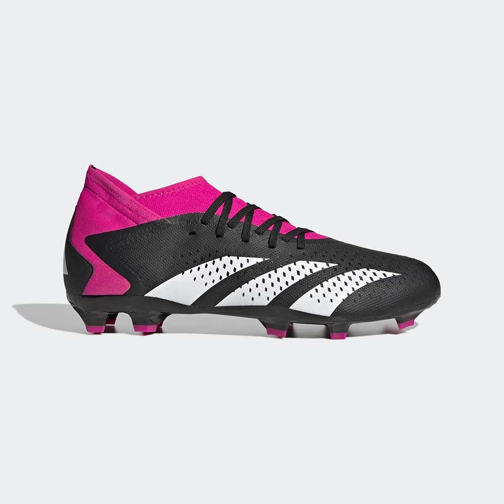 Unisex Predator Accuracy .3 FG Soccer Shoe - Core Black/Ftwr White/Team Shock Pink 2 - Regular (D)