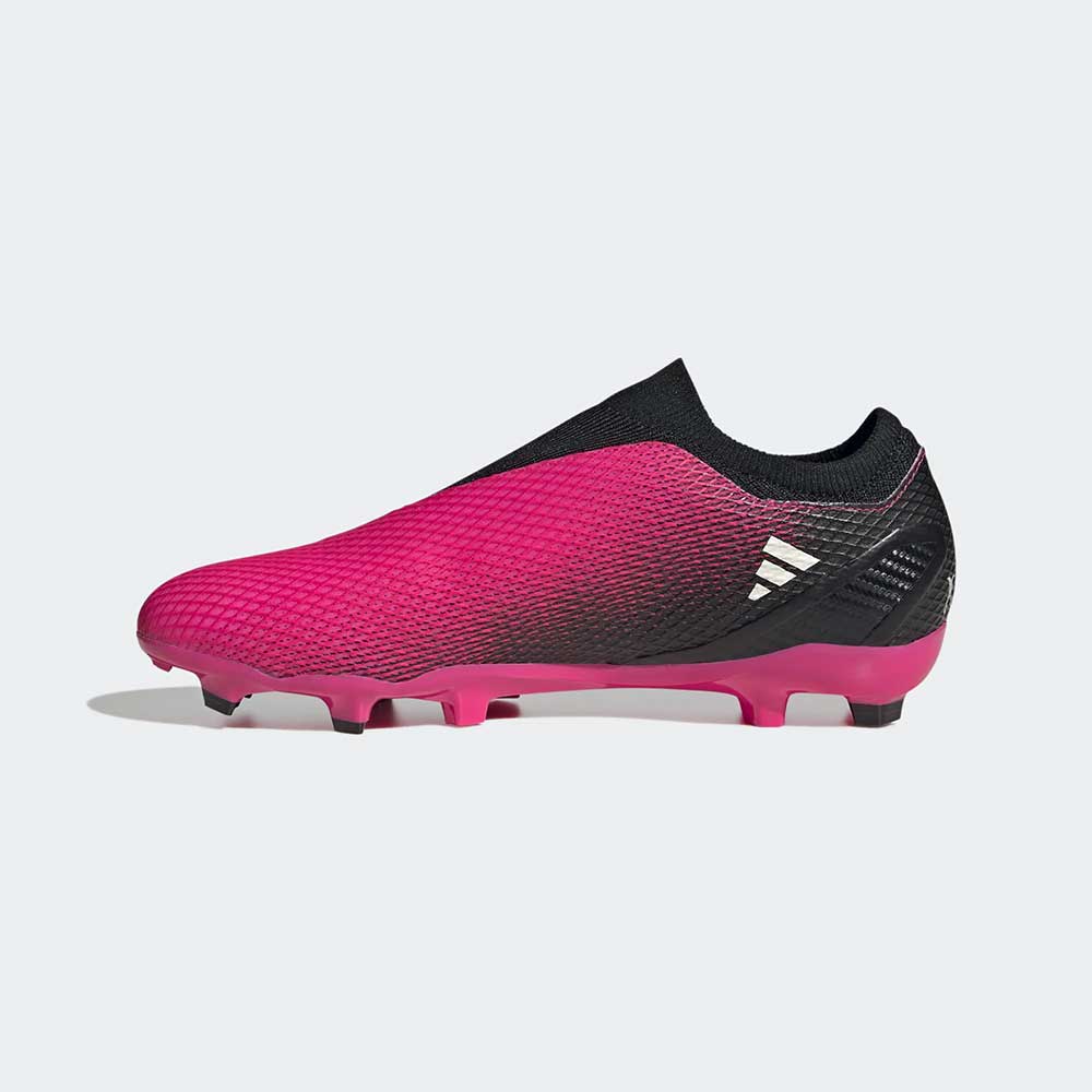 Unisex X Speedportal.3 LL FG Soccer Shoe - Team Shock Pink 2/Zero Metalic/Core Black - Regular (D)