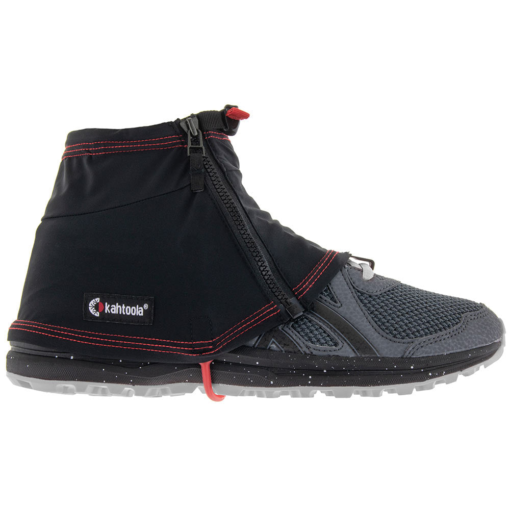 Kahtoola Unisex Microspikes Footwear Traction Gaiters, Black, M