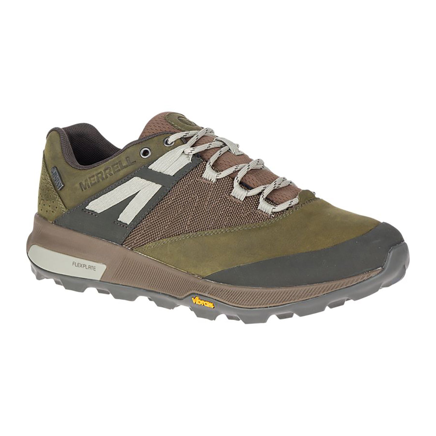 Men's Zion Waterproof Trail Shoe - Dark Olive - Regular (D)