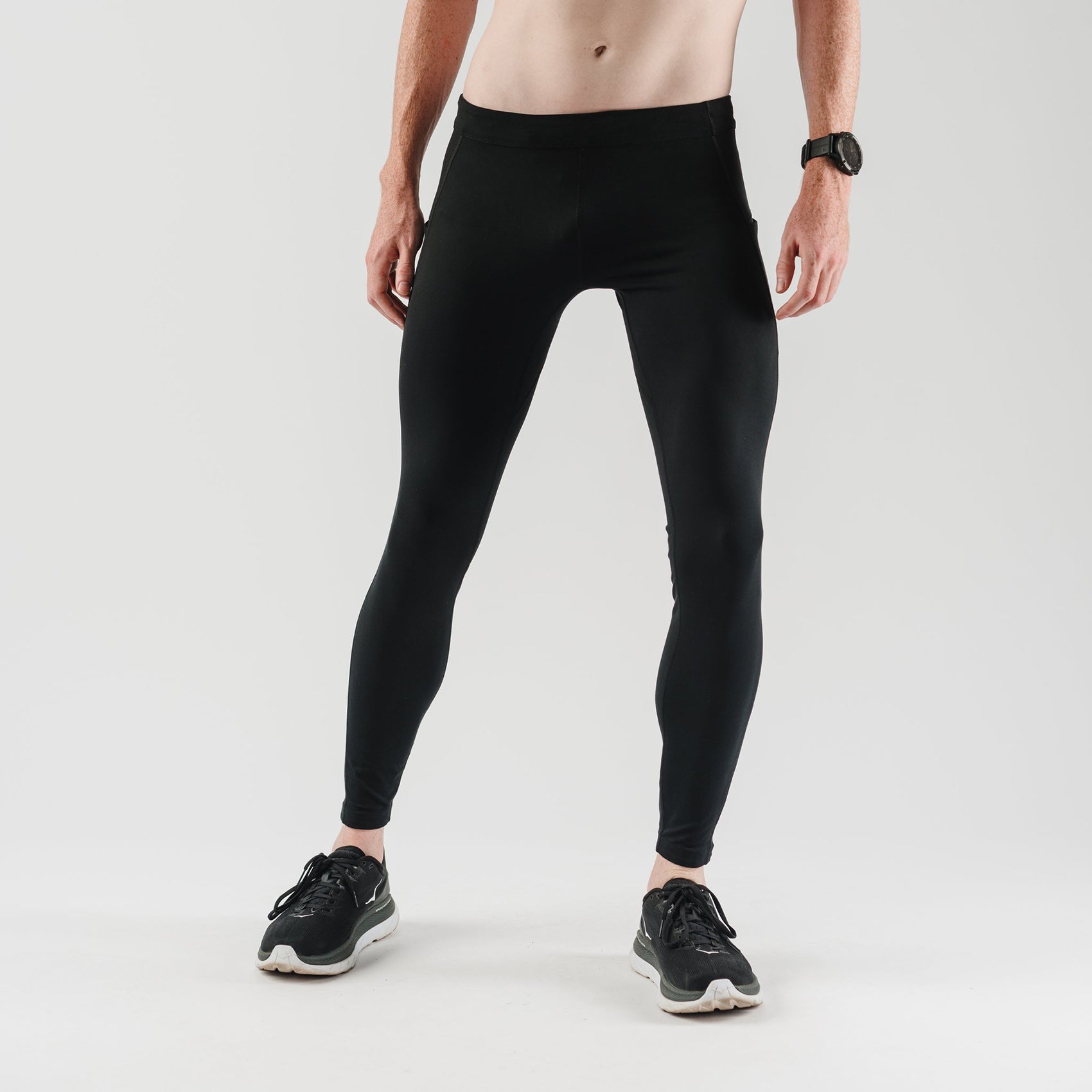 Men's 2 in 1 Running Pants Shorts with Pockets Gym Short Compression Tights  Training Sweatpants Workout Leggings Black at  Men's Clothing store