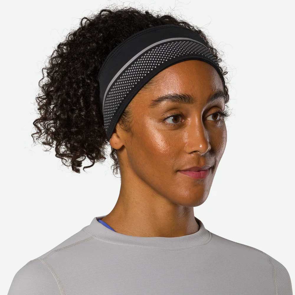 HyperNight Reflective Headband - Black/Geo Print