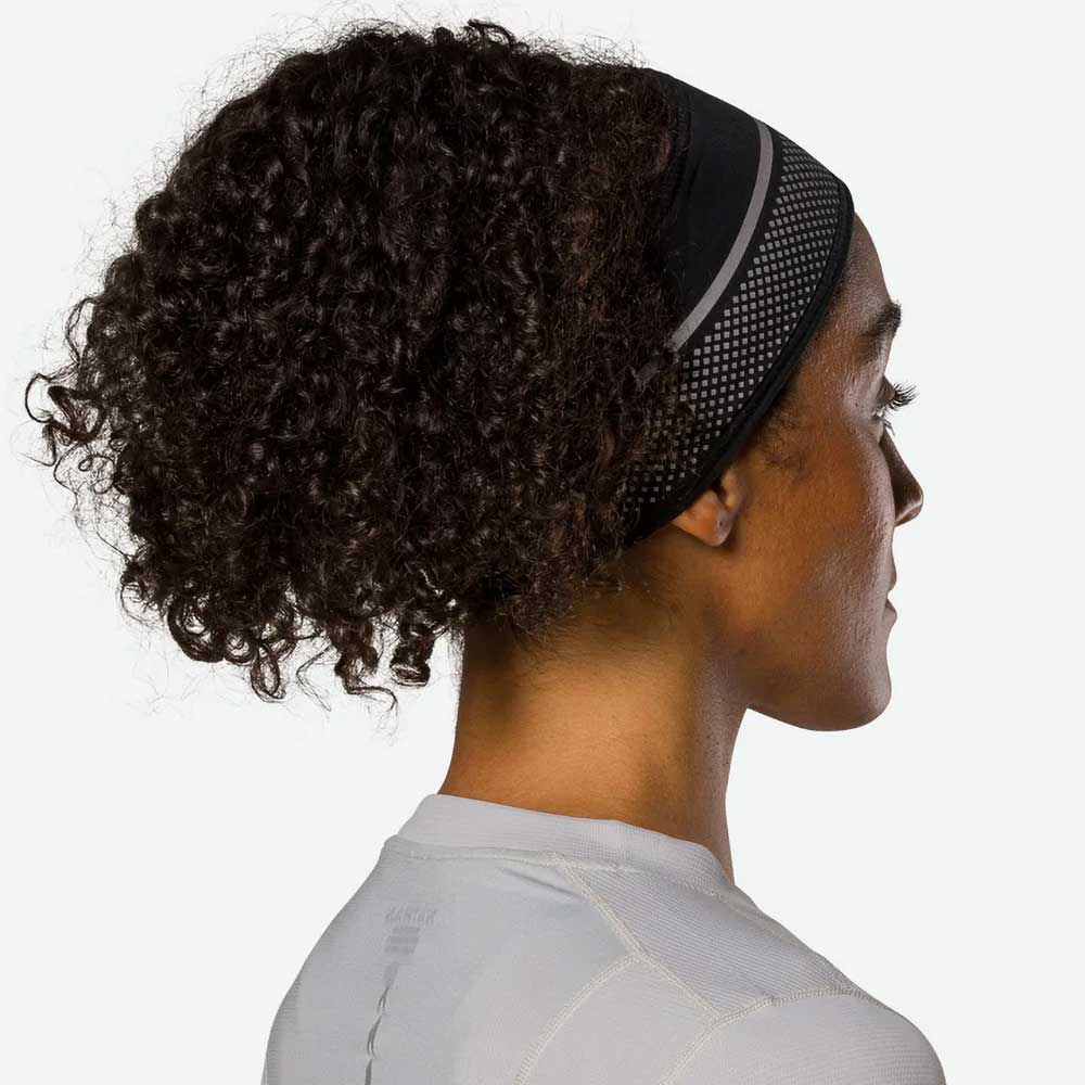 HyperNight Reflective Headband - Black/Geo Print