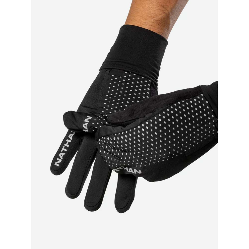 HyperNight Reflective Convertible Mitt - Black/Geo Print