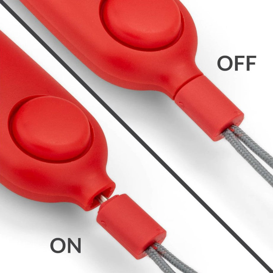 SaferRun Ripcord Siren + Strobe Light - Red Dahlia