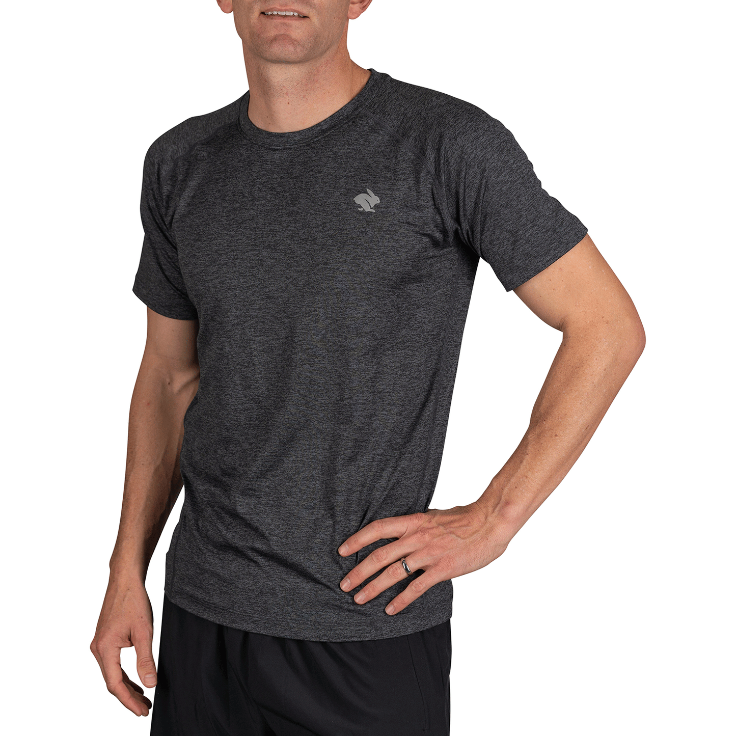 Men's EZ Tee Short Sleeve Shirt - Black Heather
