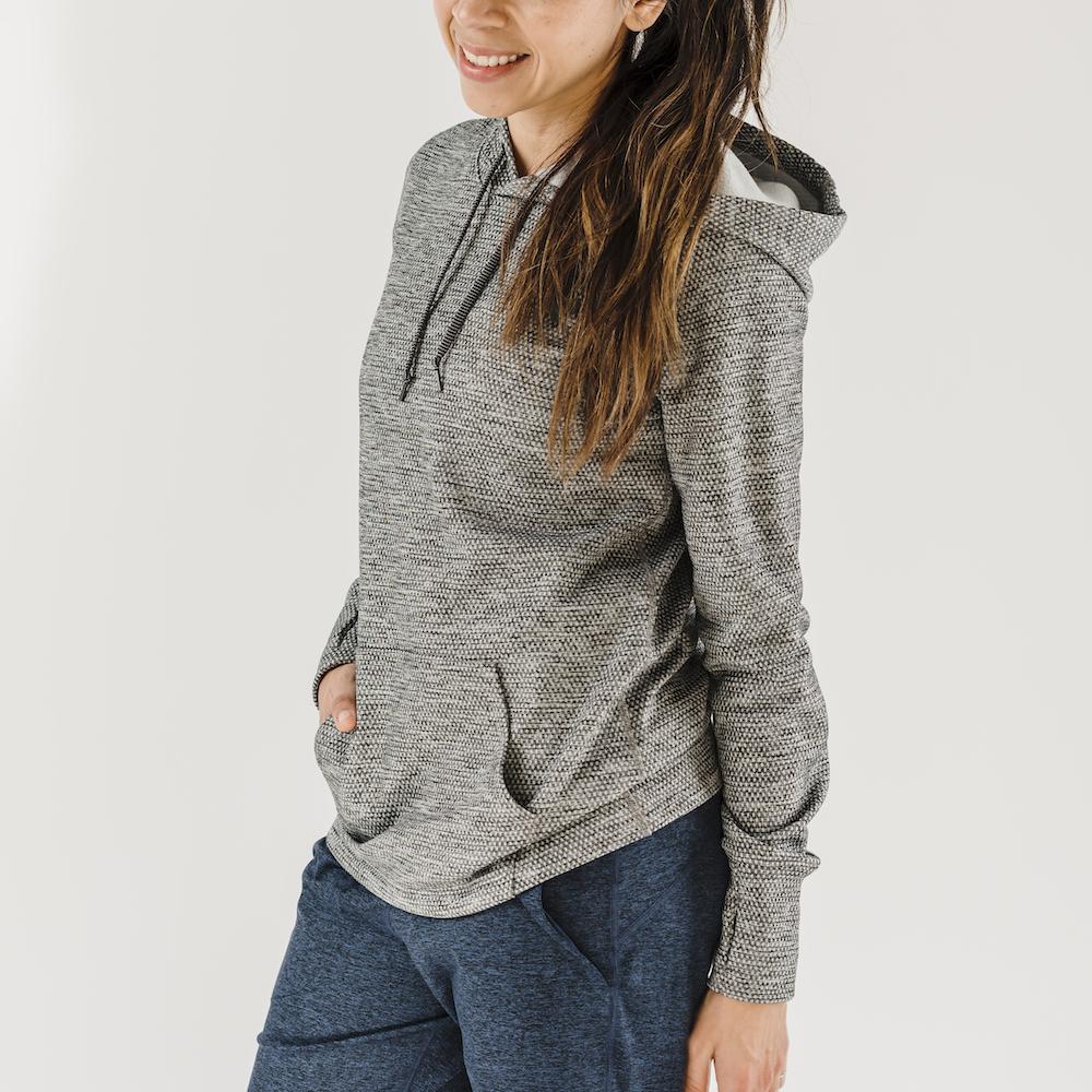 Women's run & chill Hoody - Charcoal