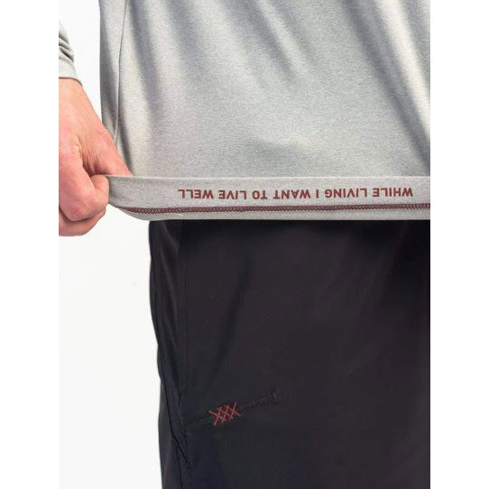 Men's Reign Long Sleeve Shirt - Light Grey Heather