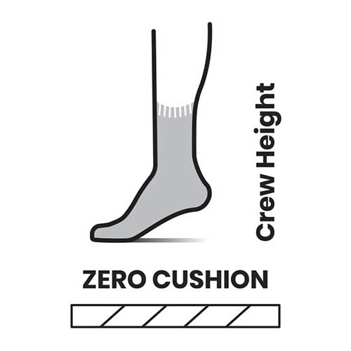 Women's Athlete Edition Run Print Crew Socks - Multi Color