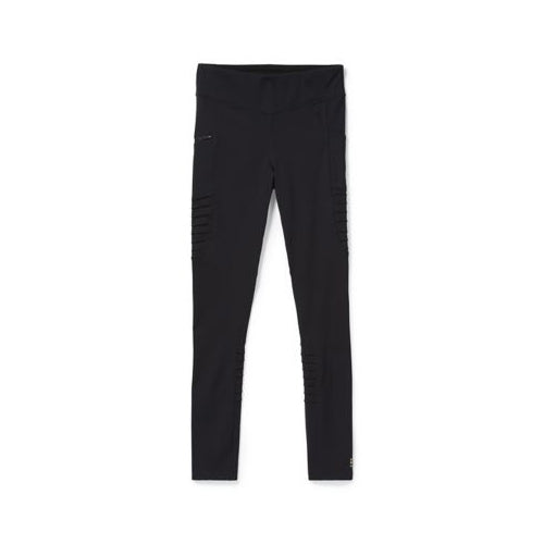 Women's Merino Sport Moto Tight - Black