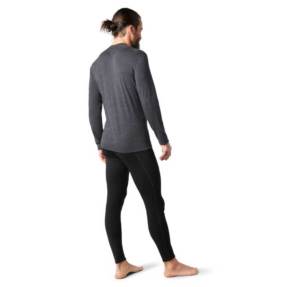 Men's Classic Thermal Merino Base Layer Crew - Charcoal Heather