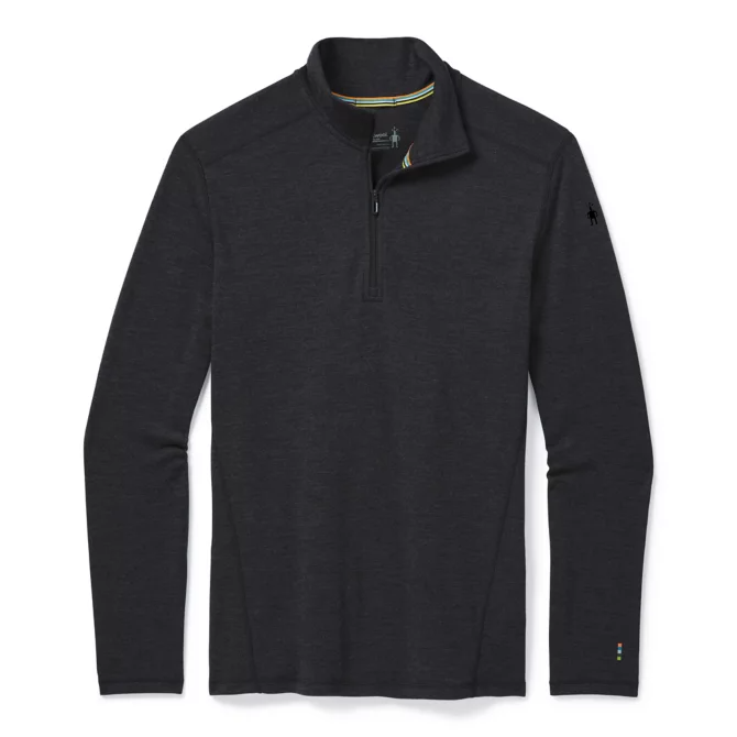 Men's Merino 250 Baselayer 1/4 Zip - Charcoal Heather
