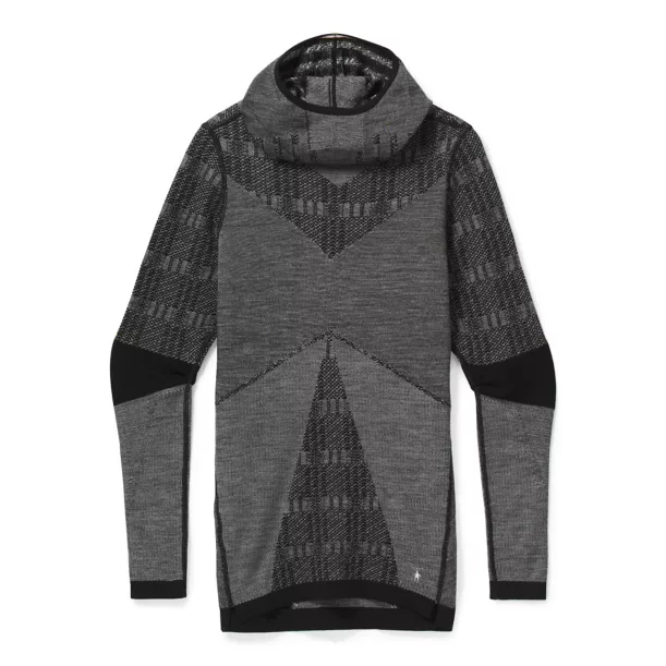 Women's Intraknit Merino 250 Thermal Pattern Hoodie - Black Plaid