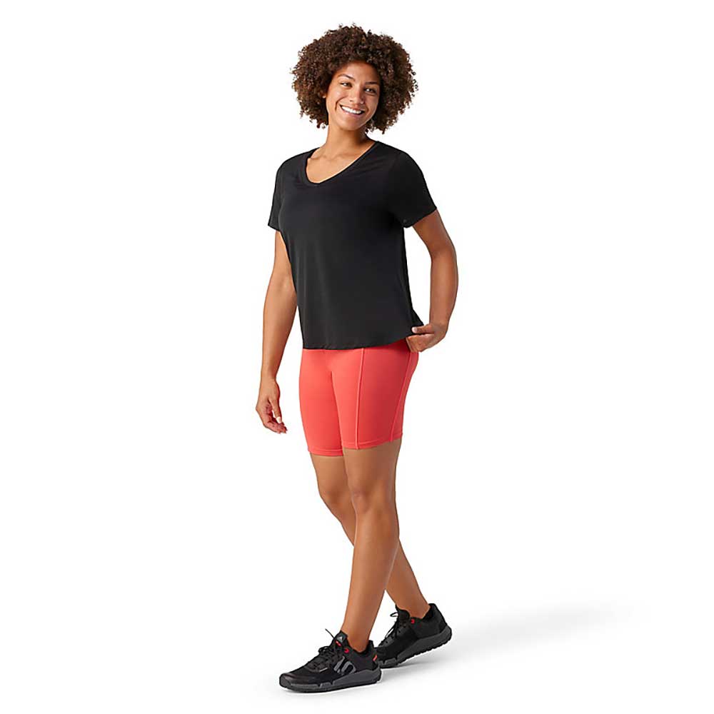 Women's Active Ultralite V-neck Short Sleeve - Black