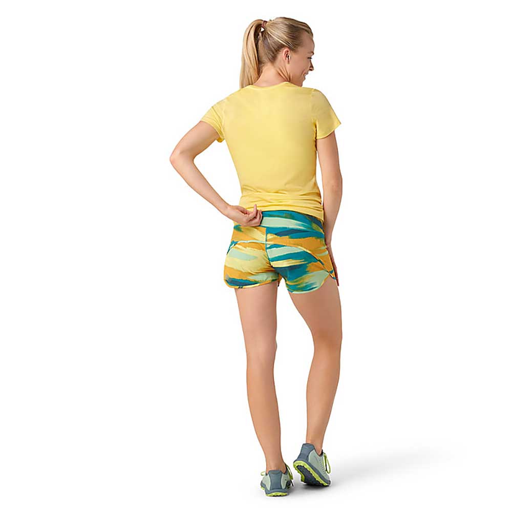 Women's Active Lined Short - Deep Lake Horizon Print